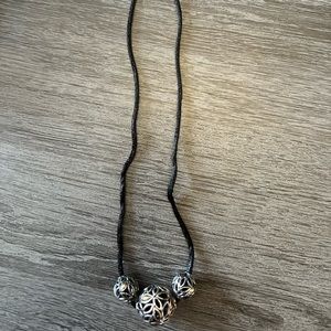 John hardy 3 bead necklace